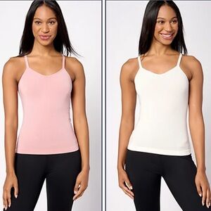 Cuddl Duds NIP Set of 2 Seamless Comfort Camis